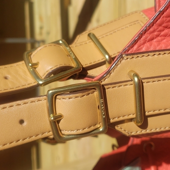 Coach XL 25307 Legacy Dream Drawstring Pebble Leather Bag - Picture 6 of 10